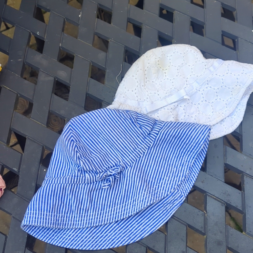 Baby Gap and old navy summer hats